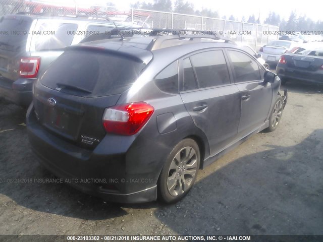 JF1GPAZ60F8329241 - 2015 SUBARU IMPREZA SPORT LIMITED GRAY photo 4