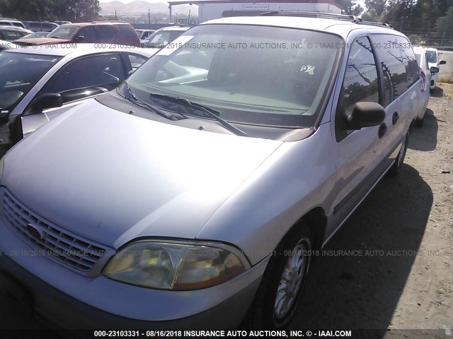 2FMZA51481BB22569 - 2001 FORD WINDSTAR LX SILVER photo 2