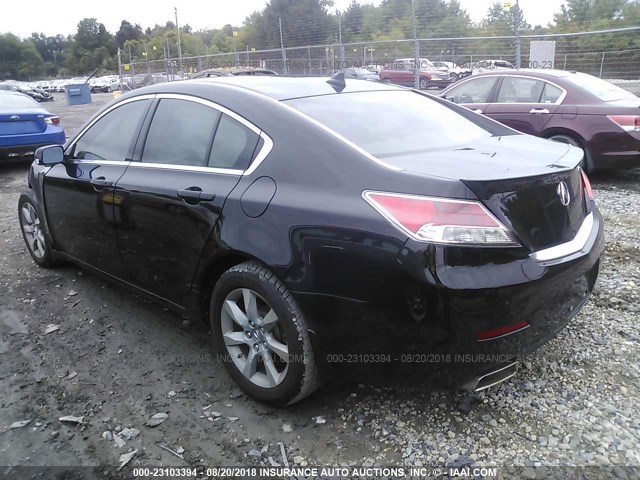 19UUA8F58EA007779 - 2014 ACURA TL TECH BLACK photo 3