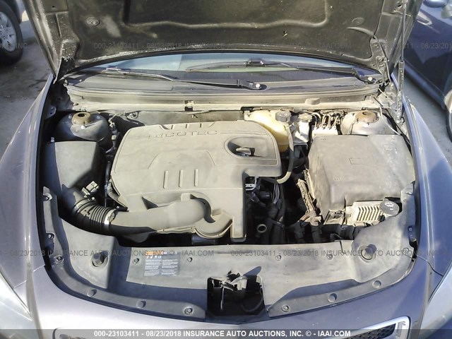 1G1ZC5E19BF100765 - 2011 CHEVROLET MALIBU 1LT 灰色 照片 10