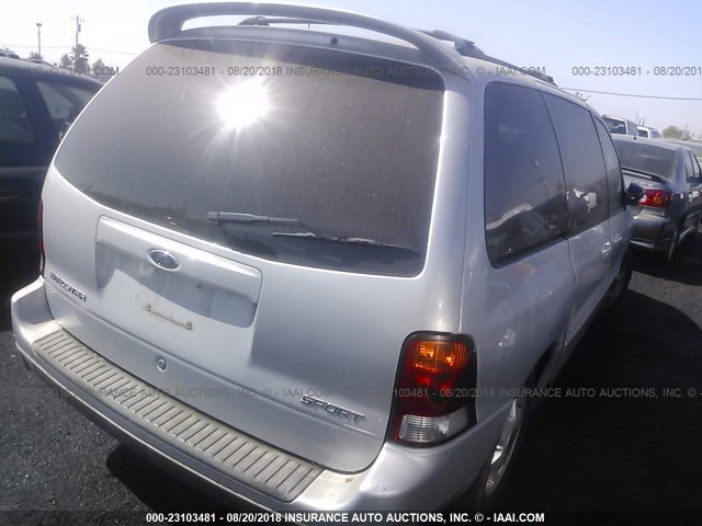 2FMZA57483BB74326 - 2003 FORD WINDSTAR SPORT SILVER photo 4