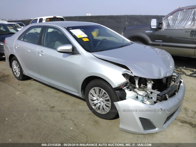 4T4BF1FK2CR202066 - 2012 TOYOTA CAMRY SE/LE/XLE SILVER photo 1