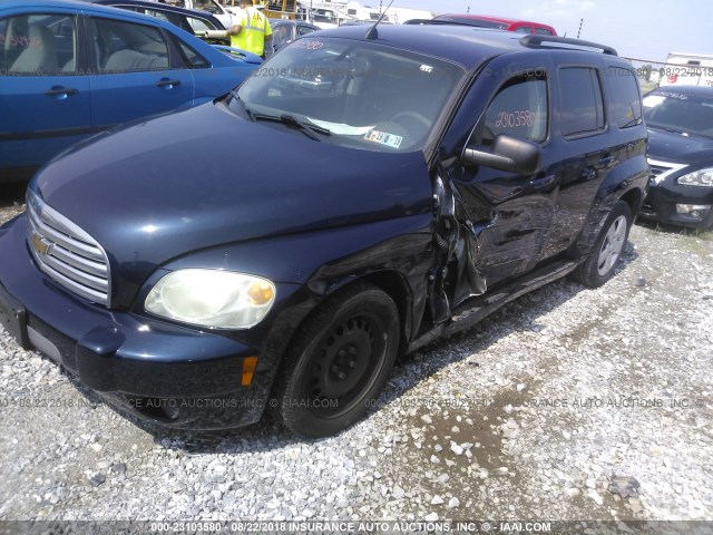 3GNBAADB6AS500754 - 2010 CHEVROLET HHR LS Dark Blue photo 2