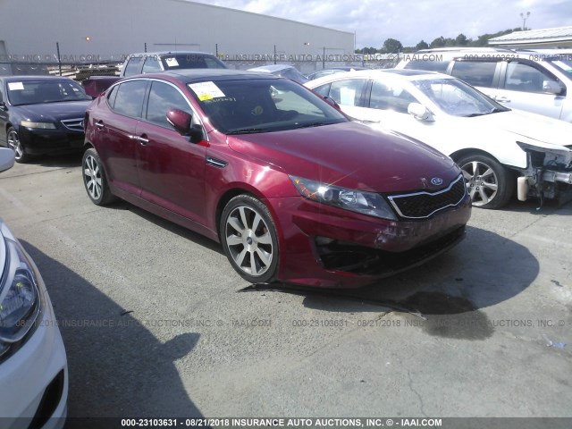 5XXGR4A62CG086090 - 2012 KIA OPTIMA SX BURGUNDY photo 1