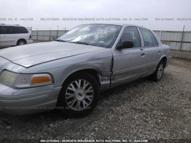 2FAFP74W84X168656 - 2004 FORD CROWN VICTORIA LX SILVER photo 6