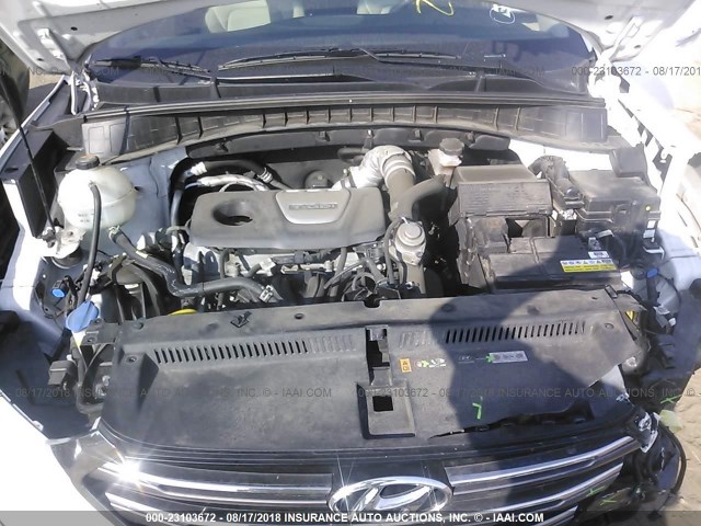 KM8J3CA29GU169588 - 2016 HYUNDAI TUCSON LIMITED/SPORT AND ECO/SE WHITE photo 10