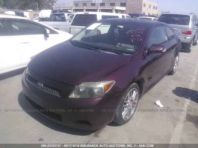 JTKDE177X70183731 - 2007 TOYOTA SCION TC 勃艮第红 照片 2