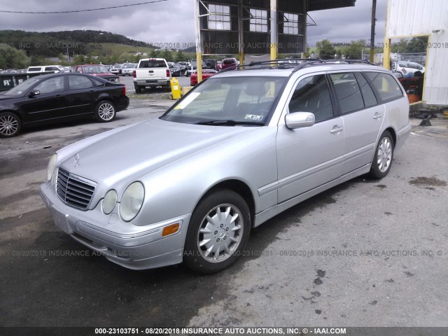 WDBJH82J6YX040618 - 2000 MERCEDES-BENZ E 320 4MATIC SILVER photo 2