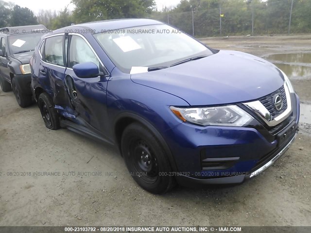 KNMAT2MV6JP521259 - 2018 NISSAN ROGUE S/SV Dark Blue photo 1