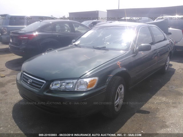 4T1BG22K91U809856 - 2001 TOYOTA CAMRY CE/LE/XLE 绿色 照片 2