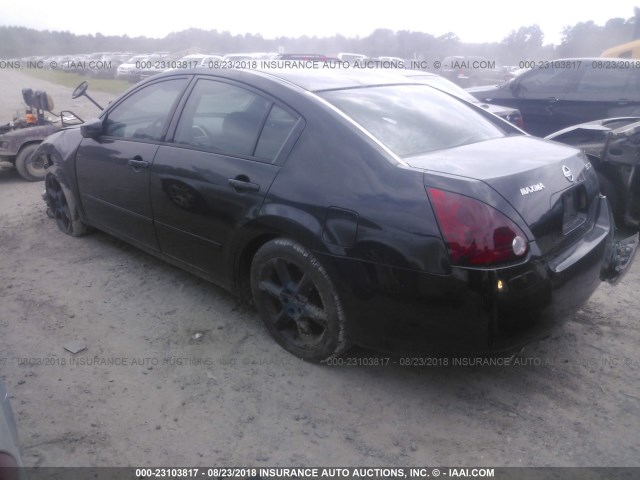 1N4BA41E85C825304 - 2005 NISSAN MAXIMA SE/SL BLACK photo 3