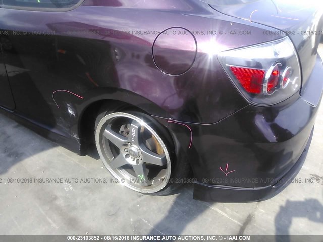 JTKDE167280265553 - 2008 TOYOTA SCION TC 紫色 照片 6