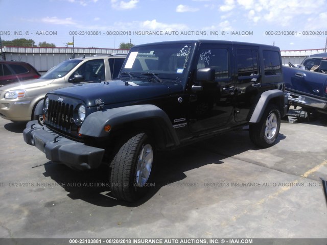 1C4HJWDG5CL182565 - 2012 JEEP WRANGLER UNLIMITE SPORT BLACK photo 2