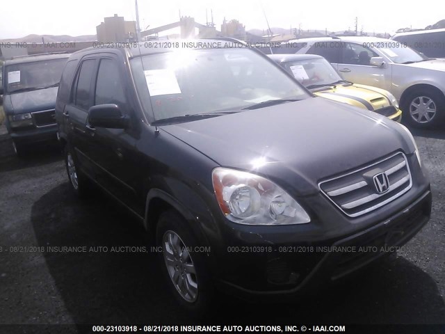 JHLRD78975C036073 - 2005 HONDA CR-V SE/EX BLACK photo 1