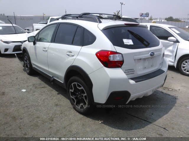 JF2GPABC2H9204475 - 2017 SUBARU CROSSTREK PREMIUM Ақ фото 3