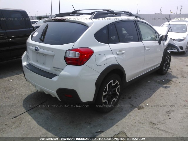 JF2GPABC2H9204475 - 2017 SUBARU CROSSTREK PREMIUM Ақ фото 4
