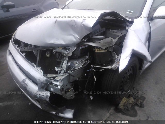 JTKDE177350016883 - 2005 TOYOTA SCION TC 银色 照片 6