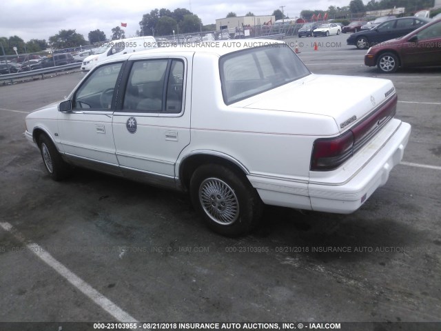 1C3AA3632RF226365 - 1994 CHRYSLER LEBARON LE A-BODY WHITE photo 3