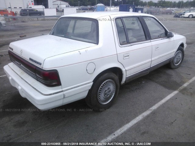 1C3AA3632RF226365 - 1994 CHRYSLER LEBARON LE A-BODY WHITE photo 4