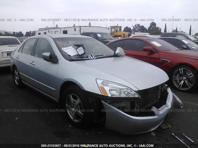 JHMCN36585C005762 - 2005 HONDA ACCORD HYBRID SILVER photo 1