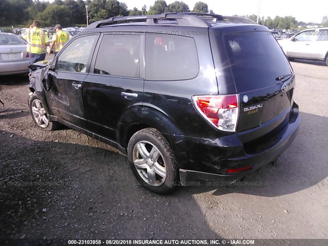 JF2SH64609H728582 - 2009 SUBARU FORESTER 2.5X LIMITED BLACK photo 3