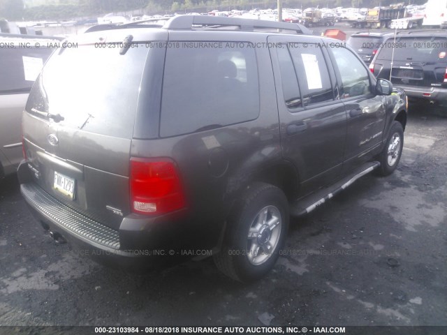 1FMZU73E25UA56187 - 2005 FORD EXPLORER XLT/XLT SPORT/NBX GRAY photo 4