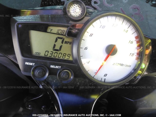 JYARJ06E05A028563 - 2005 YAMAHA YZFR6 L BLACK photo 7