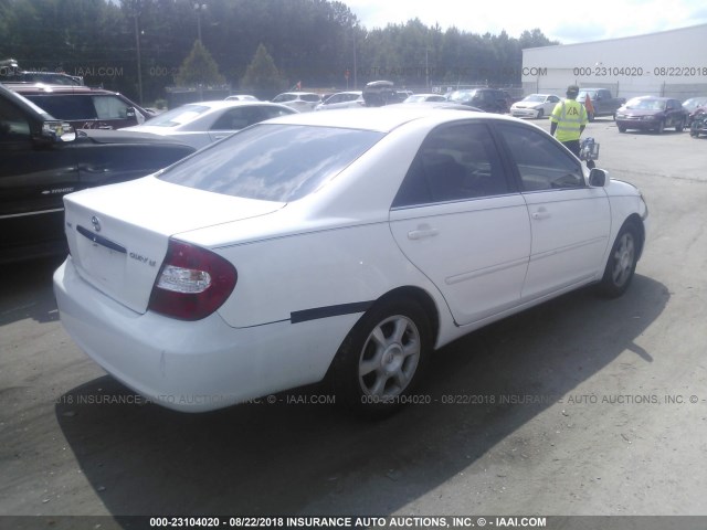 4T1BE32K23U149920 - 2003 TOYOTA CAMRY LE/XLE/SE Ağ foto 4