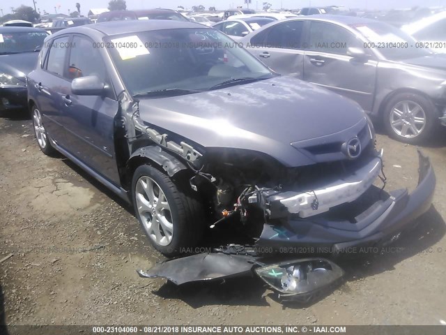 JM1BK344481127776 - 2008 MAZDA 3 HATCHBACK TAN photo 1