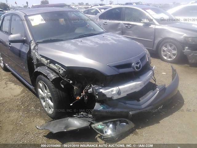 JM1BK344481127776 - 2008 MAZDA 3 HATCHBACK TAN photo 6