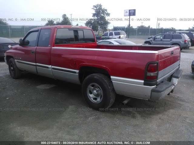 3B7HC12Y1XG106742 - 1999 DODGE RAM 1500 RED photo 3