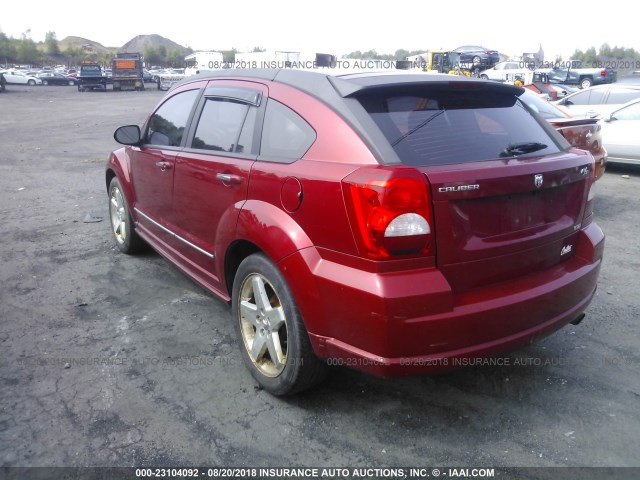 1B3HE78K67D500333 - 2007 DODGE CALIBER R/T RED photo 3