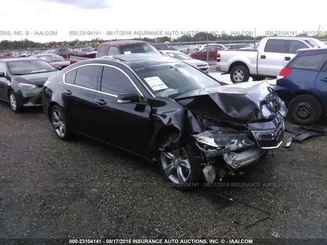 19UUA8F75CA025896 - 2012 ACURA TL BLACK photo 1