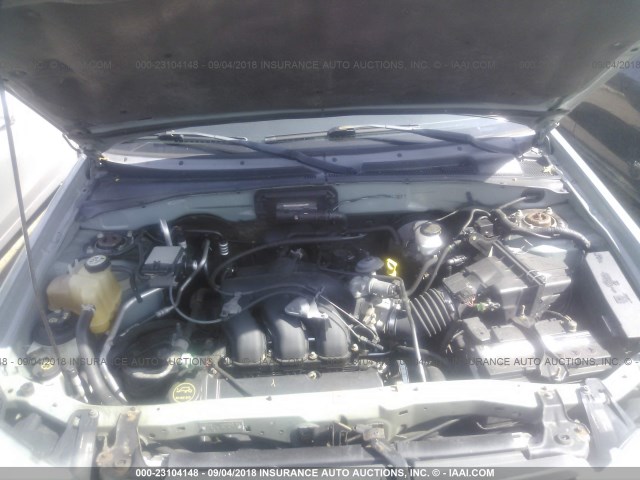 4F2CZ96154KM30608 - 2004 MAZDA TRIBUTE ES 绿色 照片 10