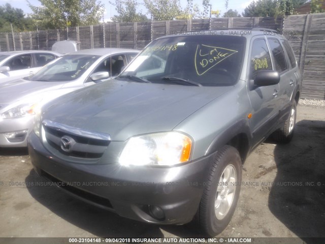 4F2CZ96154KM30608 - 2004 MAZDA TRIBUTE ES 绿色 照片 2