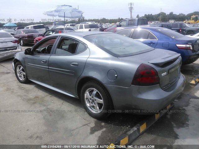 2G2WP522041338143 - 2004 PONTIAC GRAND PRIX GT GRAY photo 3