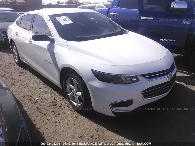 1G1ZB5ST7GF229765 - 2016 CHEVROLET MALIBU LS WHITE photo 1