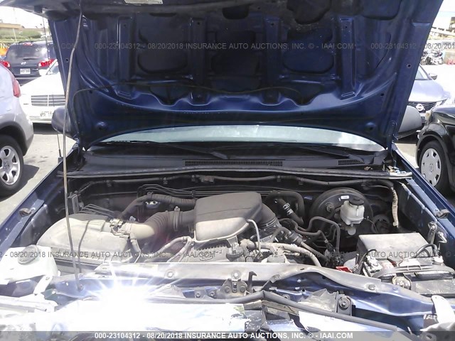 5TFTX4CN2EX042885 - 2014 TOYOTA TACOMA ACCESS CAB Blau Foto 10