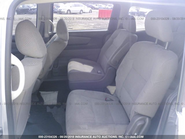 5FNRL5H25BB102142 - 2011 HONDA ODYSSEY LX SILVER photo 8