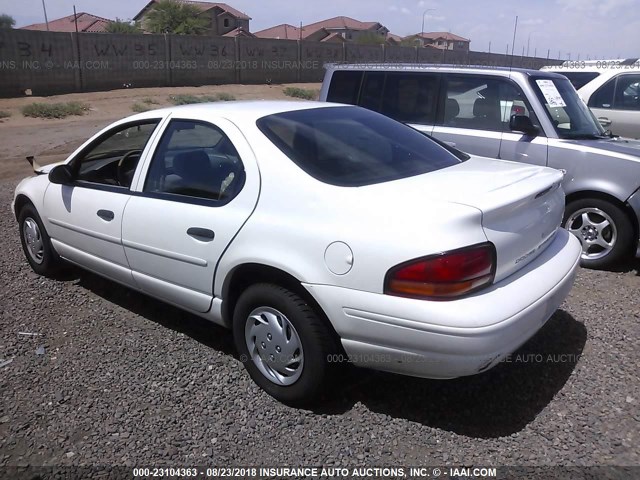 1B3EJ46X7VN673118 - 1997 DODGE STRATUS WHITE photo 3