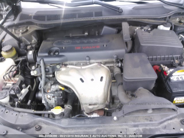 4T1BE46K17U570324 - 2007 TOYOTA CAMRY NEW GENERAT CE/LE/XLE/SE BLACK photo 10