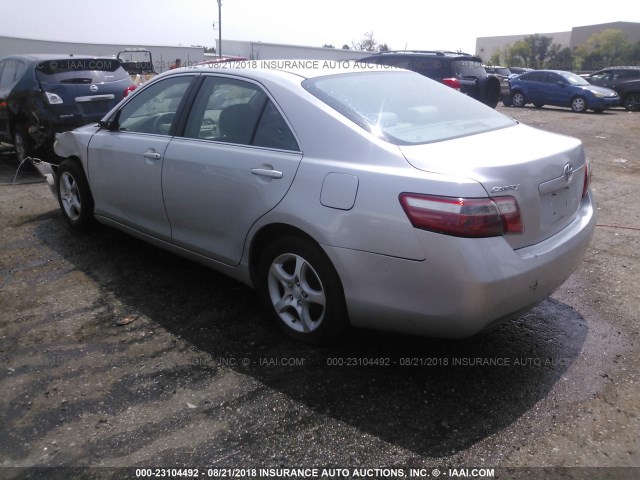 4T1BE46K97U078091 - 2007 TOYOTA CAMRY NEW GENERAT CE/LE/XLE/SE SILVER photo 3