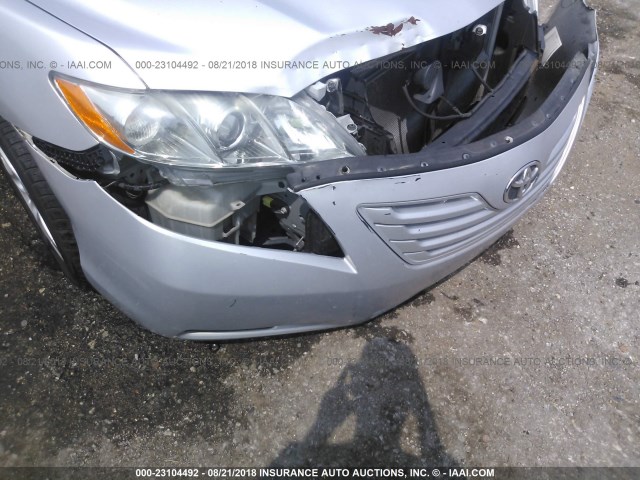 4T1BE46K97U078091 - 2007 TOYOTA CAMRY NEW GENERAT CE/LE/XLE/SE SILVER photo 6