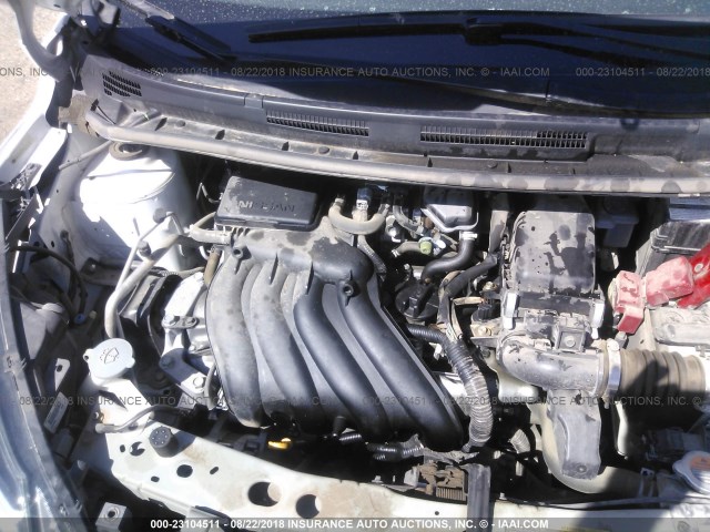 3N1CE2CP2HL355272 - 2017 NISSAN VERSA NOTE S/S PLUS/SV/SL/SR WHITE photo 10