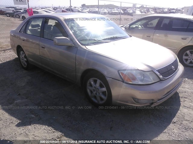 4T1BF28B51U166920 - 2001 TOYOTA AVALON XL/XLS Champagne photo 1