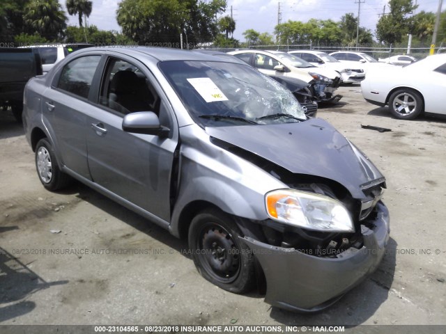 KL1TD5DE1BB230388 - 2011 CHEVROLET AVEO LS/LT 灰色 照片 1