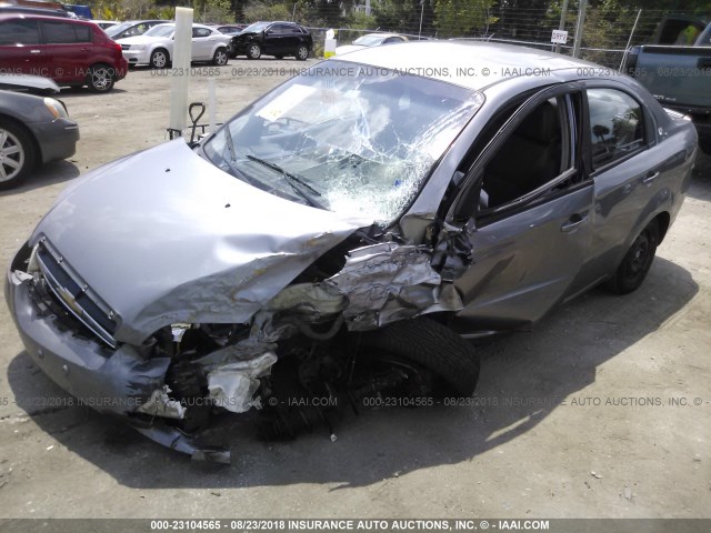 KL1TD5DE1BB230388 - 2011 CHEVROLET AVEO LS/LT 灰色 照片 2