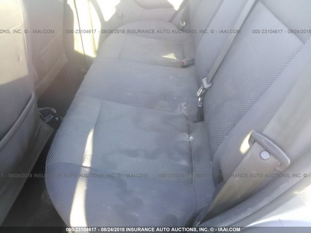 KL1TD56688B225834 - 2008 CHEVROLET AVEO LS GRAY photo 8