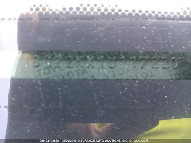 4T1BG22KX1U117220 - 2001 TOYOTA CAMRY CE/LE/XLE 黑色 照片 9