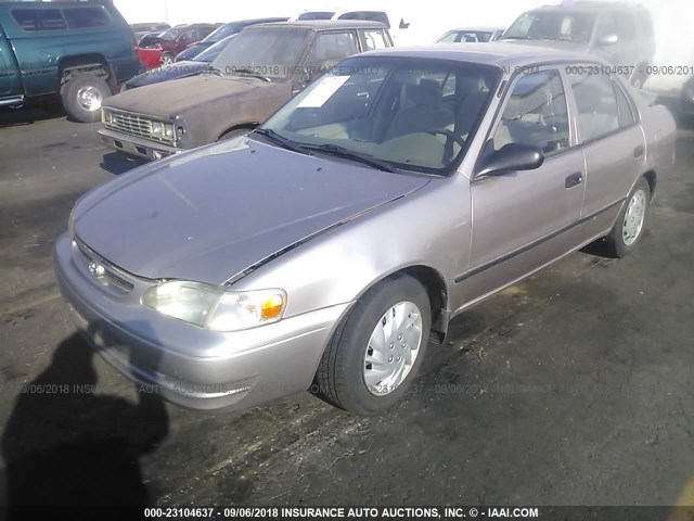 1NXBR12E1YZ304239 - 2000 TOYOTA COROLLA VE/CE/LE GRAY photo 2